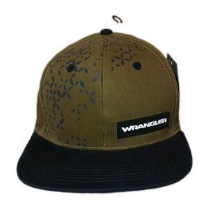 Wrangler SnapBack Men/women’s Hat- Unisex, Hunter Green Black Geometric Jeep